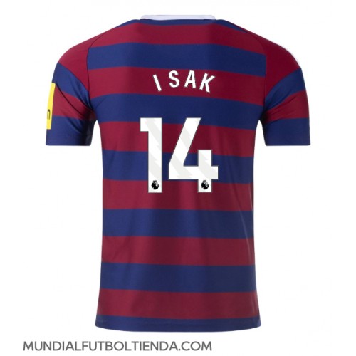 Camiseta Newcastle United Alexander Isak #14 Segunda Equipación Replica 2024-25 mangas cortas